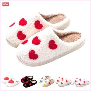 Cartoon Animal Slippers Winter Warm Cozy Couple Shoes Valentine's Day Gift